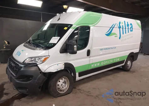 2023 Ram Promaster 2500 High Roof 159 Wb from USA, damaged, VIN 3C6LRVDG7PE500902